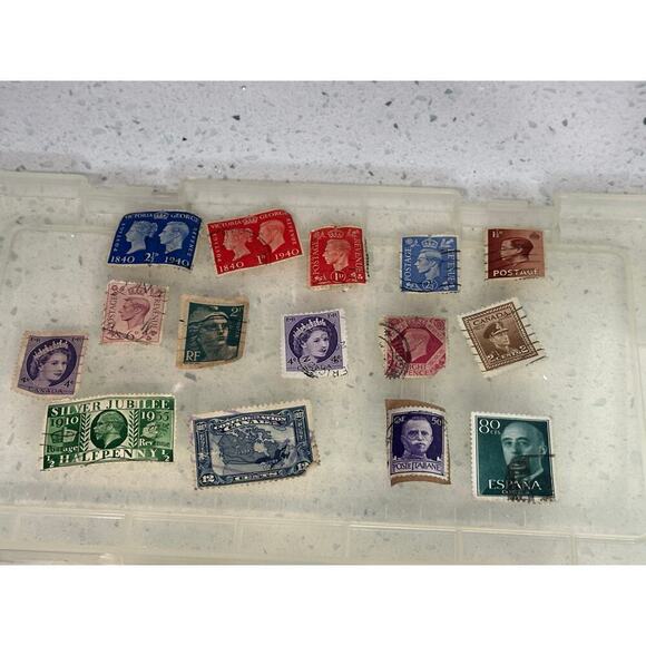Unknown Other - 50+ USED Antique Royalty Great Britain Stamps, 1930 -1940 Plus Stamp Book